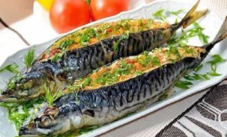 Caballa al horno en papel de aluminio: 10 recetas deliciosas y rápidas con fotos paso a paso