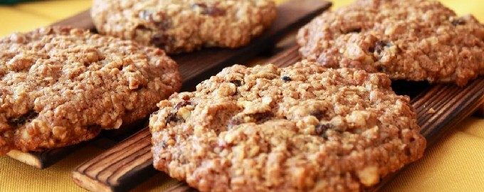 Mga homemade oatmeal cookies