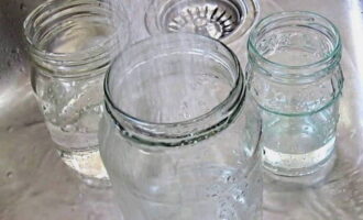 The jars need to be washed thoroughly and then steamed for about 15 minutes.