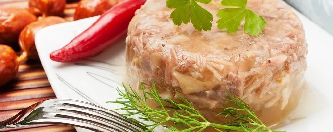 Chicken jellied meat