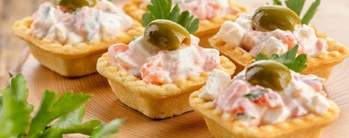 Tartlets s punjenjem - 10 najukusnijih i jednostavnih recepata s fotografijama