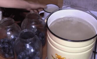 Bagaimana untuk menyediakan kompot plum untuk balang 3 liter untuk musim sejuk? Mula-mula, susun buah-buahan, keluarkan semua plum yang lebam dan busuk.Bilas dengan teliti, berhati-hati agar tidak merosakkannya. Selepas ini, masukkan plum ke dalam balang steril dan tuangkan air mendidih ke atasnya, tutup dengan penutup. Beri dalam balang perlu diselitkan.