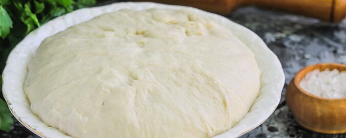 Yeast dough for pies like fluff