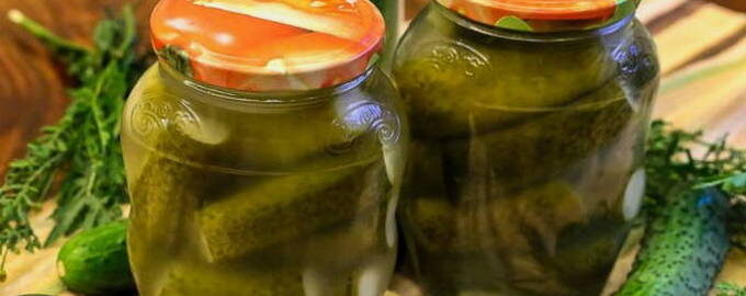 Pickled cucumbers for the winter