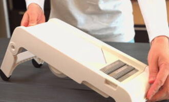 To prepare carrots, use a Korean carrot grater.