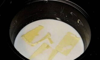 Cut off the amount of butter indicated in the recipe into thin slices. Place the slices in a bowl.