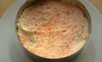 Then carrots + garlic mayonnaise.