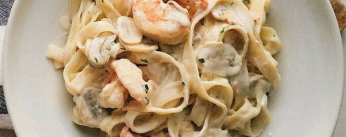 Shrimp pasta