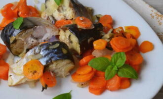 Cooked mackerel can also be served as a separate dish. Bon appetit!