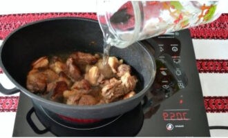 Fill the component with water and bring to a boil, reduce the heat and simmer until almost done.