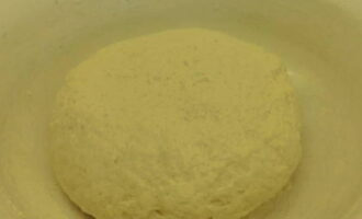 Knead a homogeneous elastic dough.